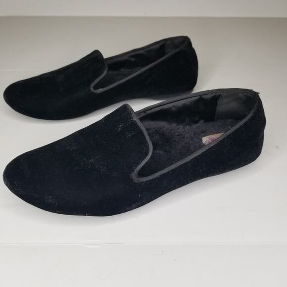 BIRDIES Women's The Starling Loafer in Black Velvet size 7 - Picture 4 of 10